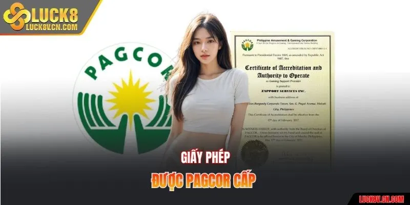 Giấy phép được PAGCOR cấp