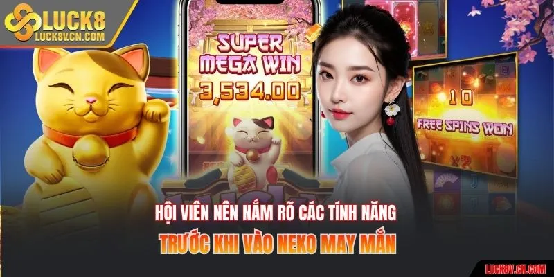 Hội viên nên nắm rõ các tính năng trước khi vào Neko may mắn